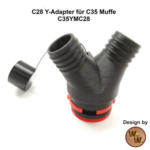 C28 Y-Adapter C35YMC28 für C35 Muffe