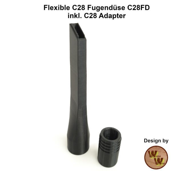 C28 Flexible Fugendüse C28FD inkl. C28 Universaladapter C28UNV03