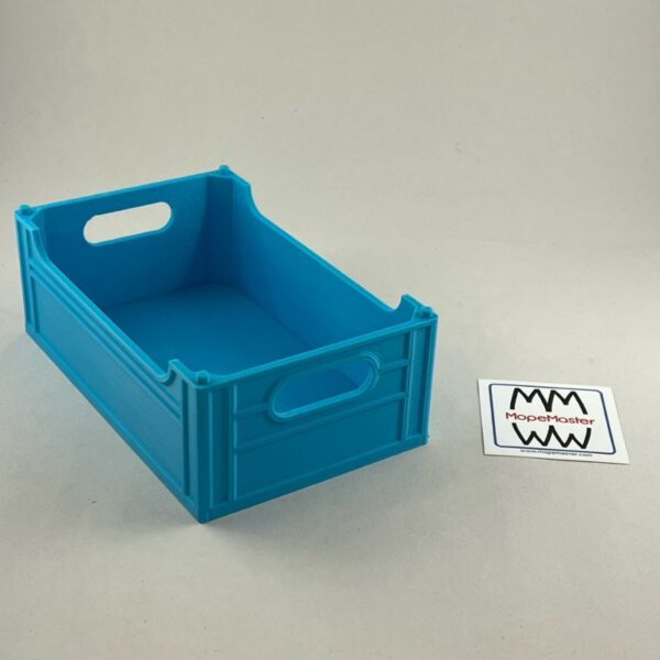 Lagerboxen stapelbar 3D gedruckt hellblau