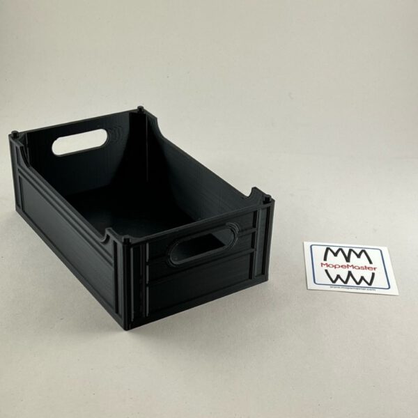 Lagerboxen stapelbar 3D gedruckt schwarz