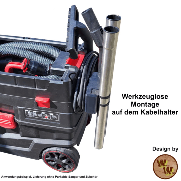 Zubehörträger PPWD30-ZB für den Parkside Performance Werkstatt-Sauger PPWD 30 B2