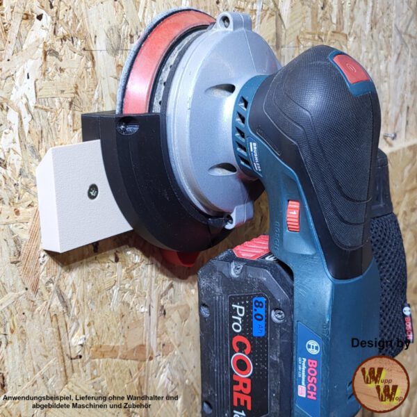 Wandhalter für Bosch Akku-Exzenterschleifer GEX 18V-125 und GEX 12V-125 – Bild 5