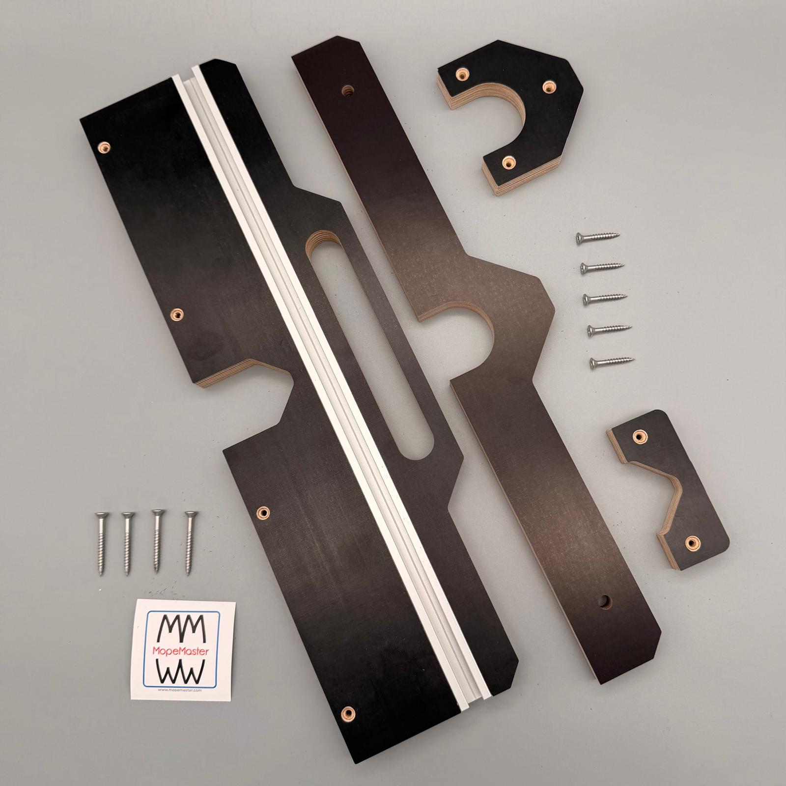 Fräsanschlag Bausatz mit Nutschiene