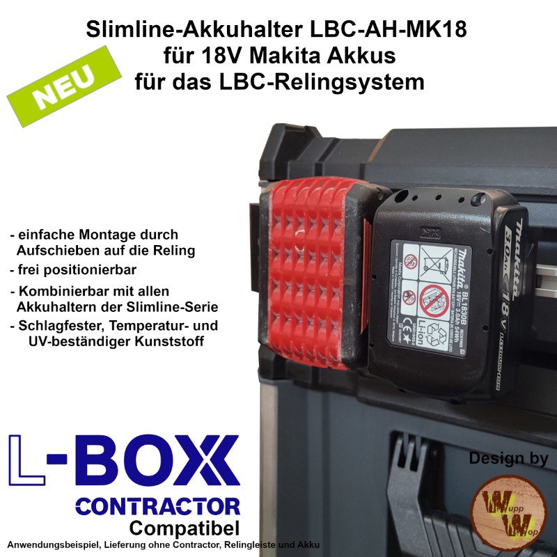 Akkuhalter Makita 18V LBC-AH-MK18 – Bild 4