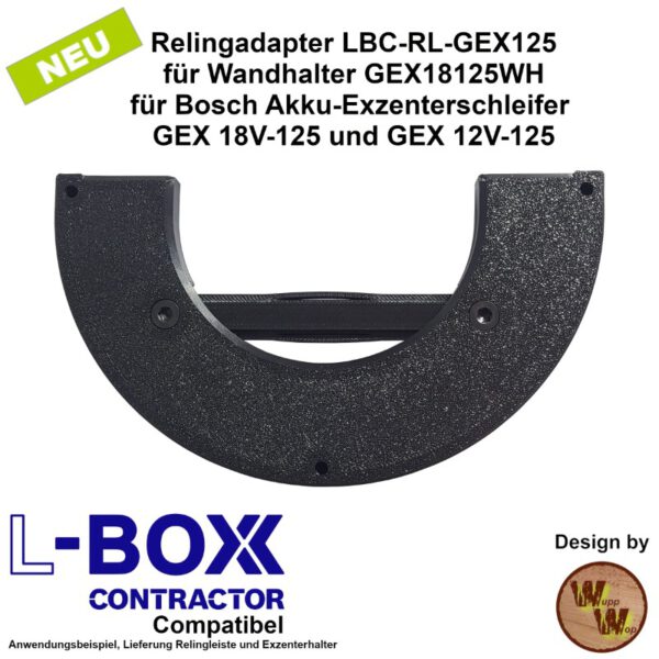 Reling-Adapterplatte für Wandhalter GEX18125WH
